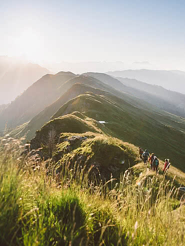 Wandern im Familienurlaub in Saalbach Hinterglemm